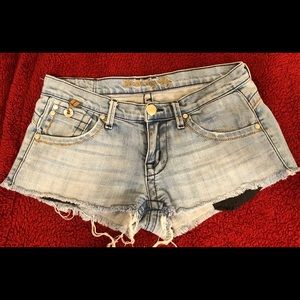 SOLD! SOLD!! PLASTIC BY GLY JEAN SHORTS!!!